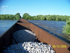 114 RR Cars with Rock and Coal East of CJ 