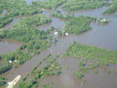 119 Hwy 99 E Wapello levee break