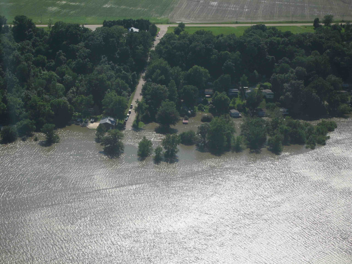 Lake Odessa Schafer's Access Looking West