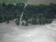 Lake Odessa Schafer's Access Looking West